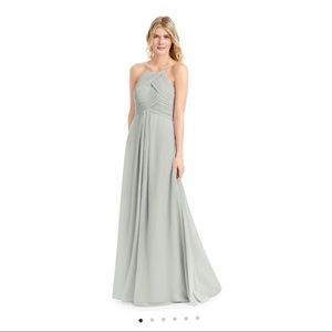 Azazie Ginger dress in Silver size 6